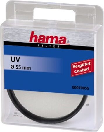 Filtr Hama 70055, UV 0-HAZE BOX, M55, černý