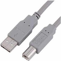 Kabel Hama USB / USB-B, 5m - šedý