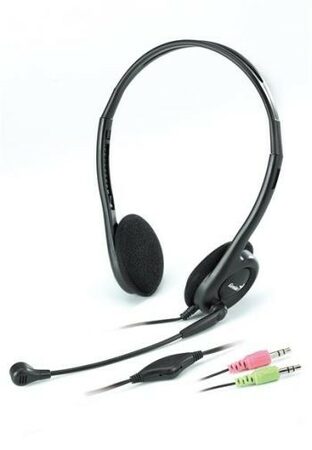 Headset Genius HS-02B - stříbrný (HS02B)