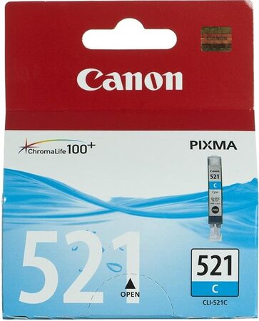Canon CLI-521C - originální, 530 stran - modrá