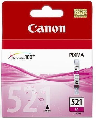 Inkoustová náplň Canon CLI-521, 350 stran, CMY