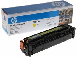 Toner HP CB542A, 1400 stran originální - žlutý (CB542A)