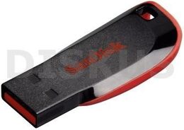 Flash USB Sandisk Cruzer Blade 16GB USB 2.0 - černý (104336)