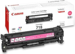 Toner Canon CRG-718M, 2900 stran - purpurový