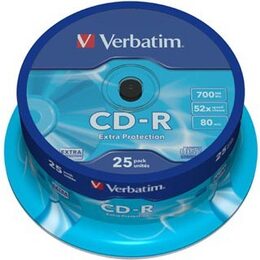 Disk Verbatim CD-R 800MB/90min, 40x, Extra Protection jewel box, 10ks