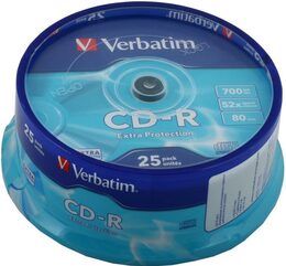 Disk Verbatim CD-R DL 700MB/80min, 52x, Extra Protection, 25cake