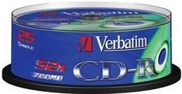 Disk Verbatim CD-R DL 700MB/80min, 52x, Extra Protection, 25cake