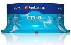 Disk Verbatim CD-R DL 700MB/80min, 52x, Extra Protection, 25cake