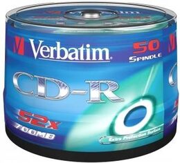 Disk Verbatim CD-R DL 700MB/80min, 52x, Extra Protection,  50cake