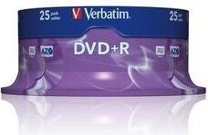 Disk Verbatim DVD+R 4,7GB, 16x, 25cake