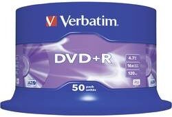 Disk Verbatim DVD+R 4,7GB, 16x, 50cake