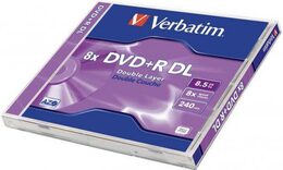 Disk Verbatim DVD+R DualLayer, 8,5GB, 8x, 5ks