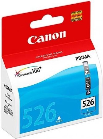 Inkoustová náplň Canon CLI-526C, 450 stran - azurová