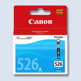 Inkoustová náplň Canon CLI-526C, 450 stran - azurová
