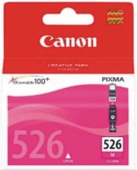 Inkoustová náplň Canon CLI-526M, 500 stran - purpurová