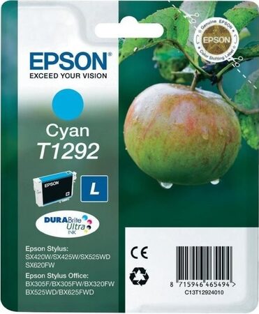 Inkoustová náplň Epson T1292, 445 stran - azurová