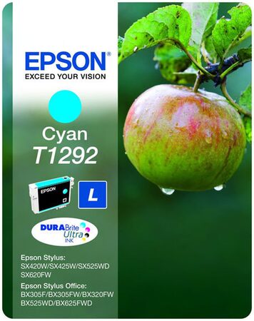 Inkoustová náplň Epson T1292, 445 stran - azurová