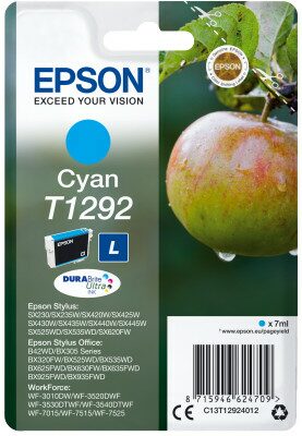 Inkoustová náplň Epson T1292, 445 stran - azurová