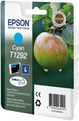 Inkoustová náplň Epson T1292, 445 stran - azurová