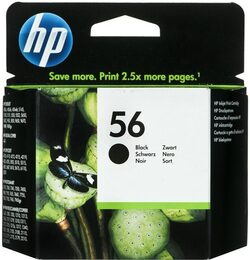 Inkoustová náplň HP 56, 520 stran - černá