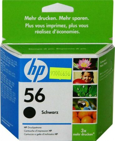 Inkoustová náplň HP 56, 520 stran - černá