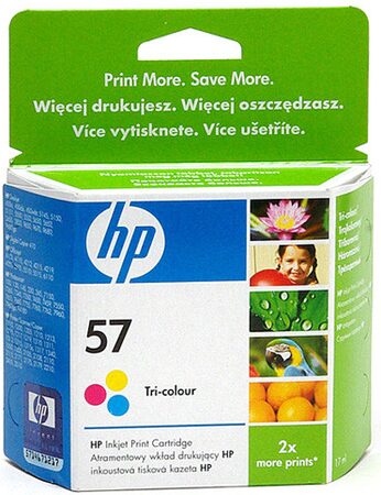 Inkoustová náplň HP 57, 500 stran - CMY