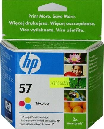 Inkoustová náplň HP 57, 500 stran - CMY