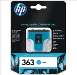 Inkoustová náplň HP 363, 4ml, 350 stran - modrá