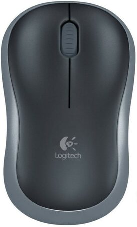 Myš Logitech Wireless Mouse M185 / optická / 3 tlačítka / 1000dpi - stříbrná (910002238)