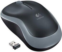 Myš Logitech Wireless Mouse M185 / optická / 3 tlačítka / 1000dpi - stříbrná (910002238)