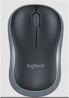 Myš Logitech Wireless Mouse M185 / optická / 3 tlačítka / 1000dpi - stříbrná (910002238)