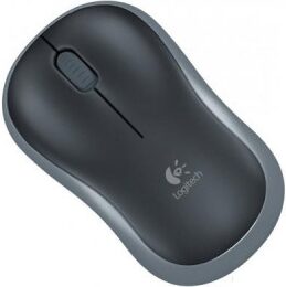 Myš Logitech Wireless Mouse M185 / optická / 3 tlačítka / 1000dpi - stříbrná (910002238)