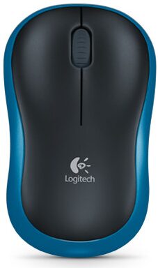 Myš Logitech Wireless Mouse M185 / optická / 3 tlačítka / 1000dpi - modrá (910002239)