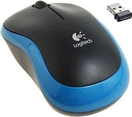 Myš Logitech Wireless Mouse M185 / optická / 3 tlačítka / 1000dpi - modrá (910002239)