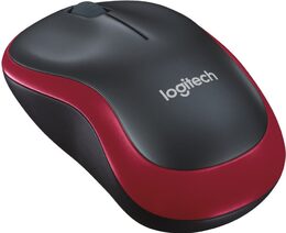 Myš Logitech Wireless Mouse M185 / optická / 3 tlačítka / 1000dpi - červená (910002240)