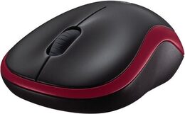 Myš Logitech Wireless Mouse M185 / optická / 3 tlačítka / 1000dpi - červená (910002240)