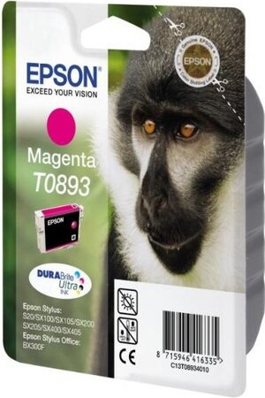 Inkoustová náplň Epson T0893, 3,5 ml - purpurová