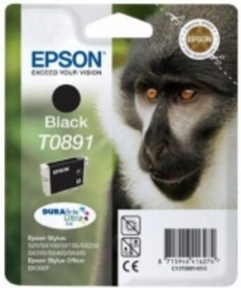 Inkoustová náplň Epson T0891, 5,8 ml - černá