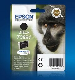 Inkoustová náplň Epson T0891, 5,8 ml - černá