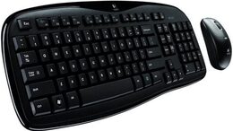 Klávesnice s myší Logitech Wireless Combo MK220, CZ/SK  - černá (920003165)