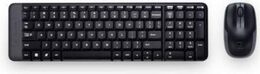 Klávesnice s myší Logitech Wireless Combo MK220, CZ/SK  - černá (920003165)