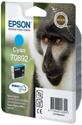 Inkoustová náplň Epson T0892, 3,5 ml - azurová