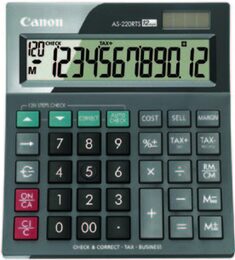 Kalkulačka Canon AS-220RTS - černá