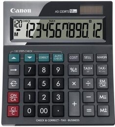 Kalkulačka Canon AS-220RTS - černá