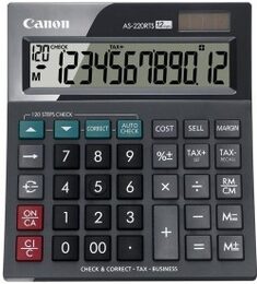 Kalkulačka Canon AS-220RTS - černá