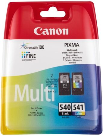 Inkoustová náplň Canon PG-540 / CL-541, 180 stran, CMYK