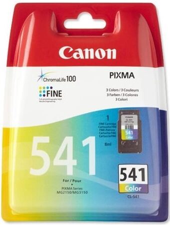 Inkoustová náplň Canon CL-541, 180 stran originální - CMY