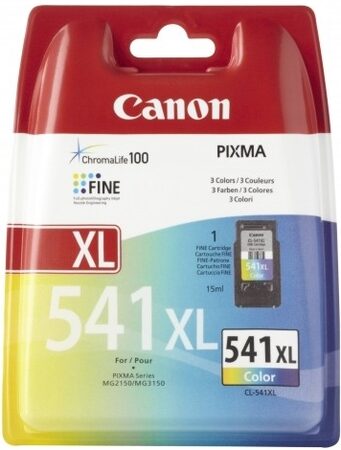 Inkoustová náplň Canon CL-541, 180 stran originální - CMY