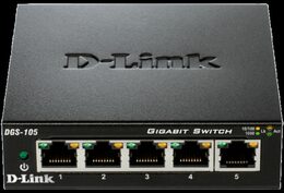 Switch D-Link DGS-105 5 port, Gigabit