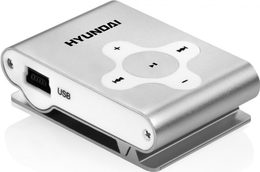 MP3 přehrávač Hyundai MP 212, micro SD slot, stříbrný (MP212S)